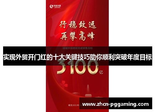 实现外贸开门红的十大关键技巧助你顺利突破年度目标