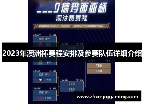 2023年澳洲杯赛程安排及参赛队伍详细介绍